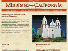 Tablet Screenshot of missionsofca.com